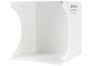 Лайтбокс Smart Case PU5030, 6 фонів, кільцева лампа, USB 31×31×32см, колір білий
