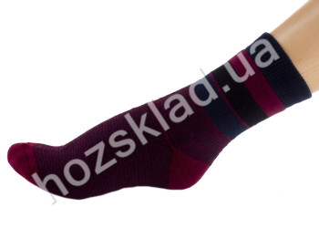 Шкарпетки жіночі зимові 339, р.21-23 (35-37р.) (колір бордо 0176) Дюна
