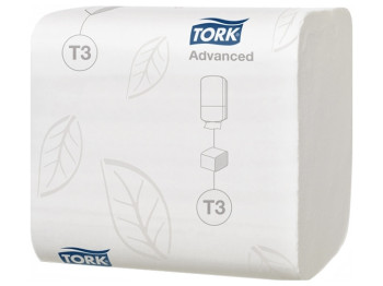 Туалетная бумага Tork Advanced, в листах, 2 слоя, 242шт, Т3
