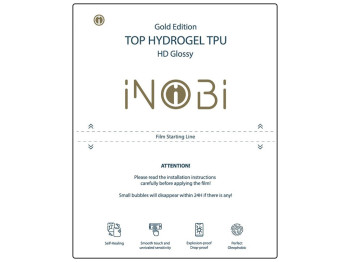 ПОШТУЧНО! Гідро-гель плівка iNobi Notebook Gold Edition HD Glossy NG-001 1 шт Колір Прозорий