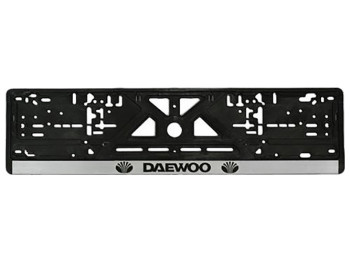 Рамка номера пластикова DAEWOO