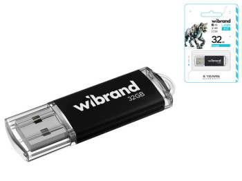 USB флеш-накопичувач Wibrand 32gb Cougar Колір Чорний