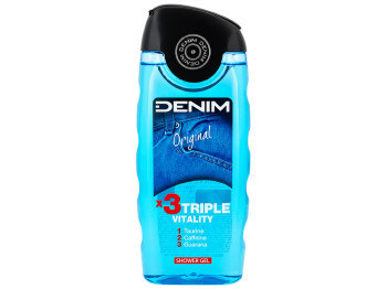Чоловічий гель для душу Denim Original Triple Vitality, 250мл