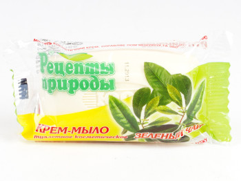 Крем-мыло космет. твердое "Рецепты природы" "Зеленый чай" 100гр