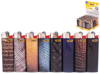 Запальничка Bic "Шкіра" slim (ціна за 1 шт)