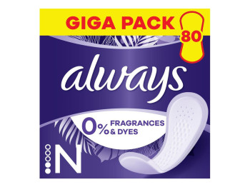 Прокладки щоденні Always Daily Fresh Normal, 80шт, 2краплі