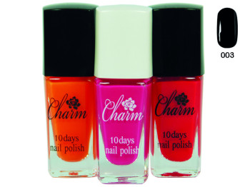 Лак для ногтей Colour intense NP-801 Charm  №003 черный 9,5мл