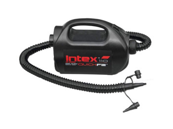 Электрический насос Intex 68609, 220–240V и 12V, 1100 л/мин, с термозащитой, Quick-Fill High PSI