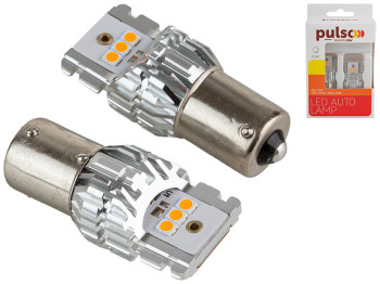 Лампа Pulso габаритні LED 1156/BAU15s/6SMD-2835, 9-32v, 1050lm (ціна за 2шт) (LP-66156A)