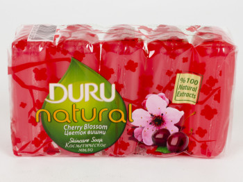 Мыло Duru "Natural эко Вишня" 70гр (цена за набор 5 кусков) S-846