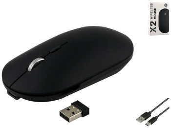 Бездротова Миша TWolf X2 Rechargeable 2.4G + Bluetooth Колір Чорний