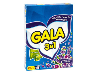 Порошок стиральный Gala "3в1 Автомат Свежесть горной лаванды" 400г