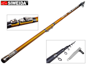 Удочка Siweida "Portal" карбон IM6, 8 колец, 6-секционная 6м, 5-20г