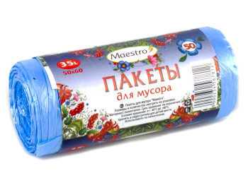 Пакети для сміття 35л "Maestro" 50шт 67812