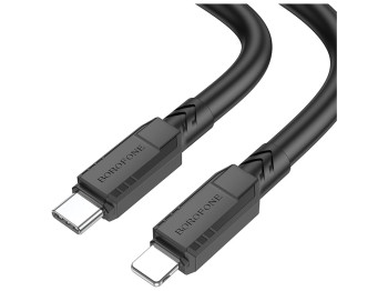 Кабель USB Borofone BX81 PD Type-C to Lightning Колір Чорний
