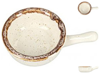 Соусник з ручкою Porland Beige, 9см