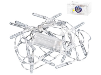 Гирлянда светодиодная Firefly, разноцветная, 3м, 20led, 2AA