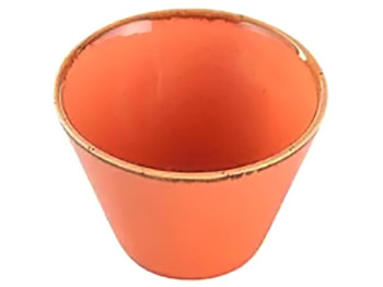Соусник Porland, конічний, порцеляна, 200мл, 9см, колір оранжевий