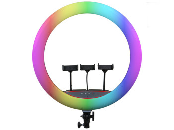 Лампа Stick Lamp B, RGB, LED, USB, пластик, 557х45х80мм, колір чорний, м'ята упаковка