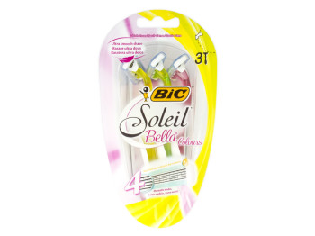 Станки для гоління Bic "Soleil bella colours" 4 леза (ціна за набір 3шт)
