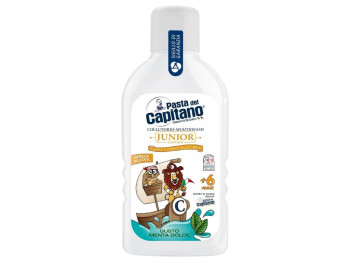 Ополіскувач для ротової порожнини Pasta del Capitano Junior 6+, з фтором, смак солодка м'ята, 400мл