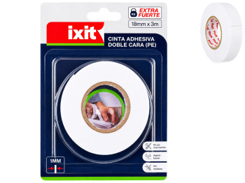 Двусторонний скотч Fixit, белый, PE-пена, 3м×1,8см