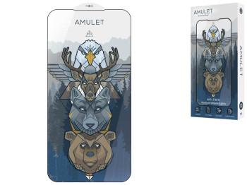 Захисне скло Amulet 2.5D HD Antistatic for iPhone XR/11, 10шт, Колір Чорний