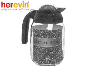 Глечик з кришкою Herevin "Granite" 16х11х24см 1,5л 46511