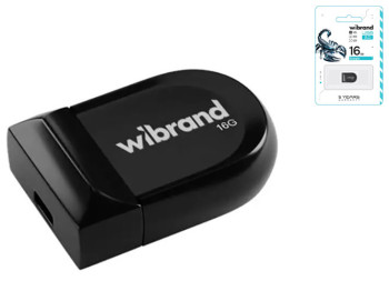 USB флеш-накопичувач Wibrand 16gb Scorpio Колір Чорний