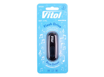 Освіжувач повітря Vitol Flash Drive Blue Ocean, флеш-дизайн