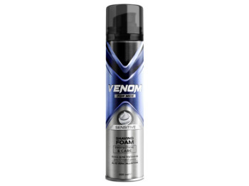 Піна для гоління Venom for men Sensitive, 300мл