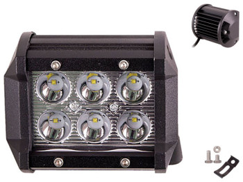 Фара робочого світла Pulso, WLP - 21S6 SPOT, 6Led х 4W, 95х75х75мм, 10-30V, 24W, 6000K
