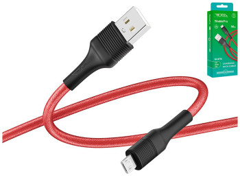 Кабель USB Ridea RC-ST74 StablePro Micro 3A Цвет Красно-Черный