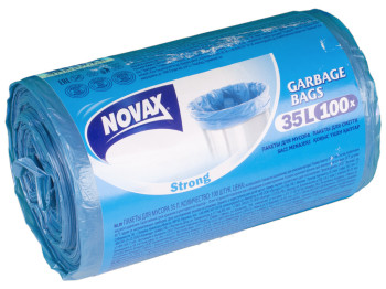 Пакеты для мусора Novax "Strong" 35л 100шт