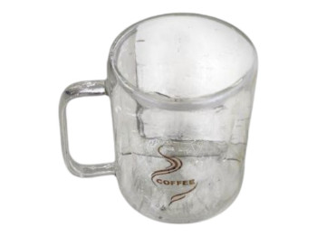 Чашка стеклянная Coffee, 360 мл, двойная стенка