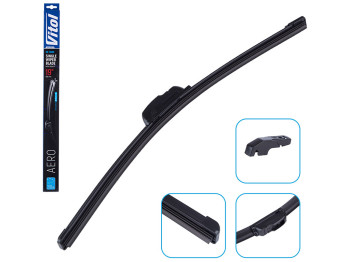 Щітка склоочищувача безкаркасна VITOL AERO 19" 48см (VB-19480)