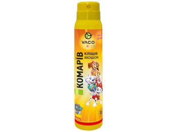 Спрей Vaco Kids Paw Patrol від комарів, кліщів та мошок, для дітей від 2 років, до 5 годин, 100мл