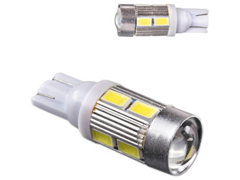 Лампа Pulso габаритна LED T10/10SMD-5630, 12v, 1w, 150lm White (LP-134046)