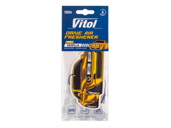 Освіжувач повітря Vitol Drive Vanilla, аромат ванілі