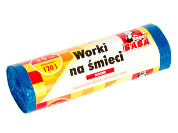 Пакети для сміття 120л. "Super Baba" 25шт.