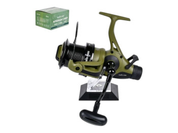 Котушка Sam's Fish Magnum Carp 9000, 5+1 підшипник, бейтраннер, металева шпуля