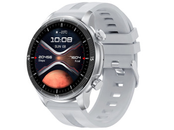 Смарт-часы Hoco Y31, Bluetooth 5.3, 250мАч, HD дисплей 1,46 дюйма, пластик, 45×45×12мм, цвет серый