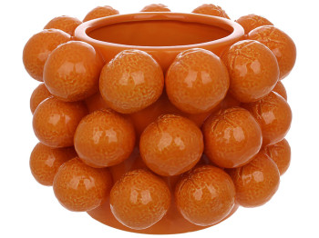 Ваза фарфоровая Orange, D21x14см