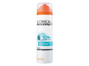 Гель для гоління LOreal Men Expert "Алое Віра" гіпоалергенний для чутливої шкіри "200мл