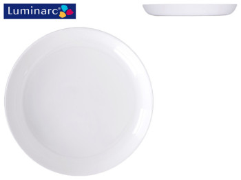 Тарілка десертна Luminarc Diwali Structure Lines склокерамічна, кругла D19см 28948