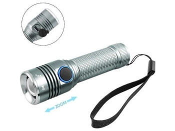 Ліхтарик Small Sun R842-T6, 1х18650, zoom, ЗУ microUSB, Box