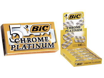 Леза Bic "Сhrome-platinum" (ціна за набір 5шт)