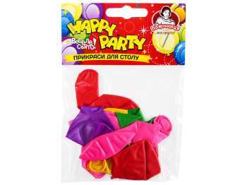 Кульки повітряні Помічниця Happy Party, матові, різнокольорові, 10 шт