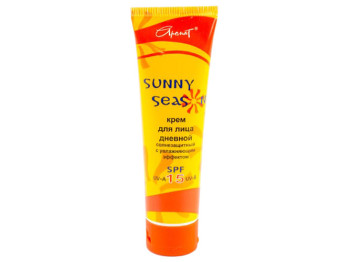 Крем для обличчя сонцезахисний зі зволожувальним ефектом SPF-15 "Sunny season" туба 90гр
