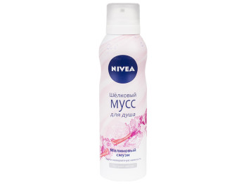 Мус для душу шовковий Nivea "Малиновий смузі" 200мл